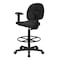 Flash Furniture Contemporary Drafting Chair, 20" L 42-3/4" H, Adjustable Padded, Fabric Seat BT-659-BLK-ARMS-GG - alternate 6
